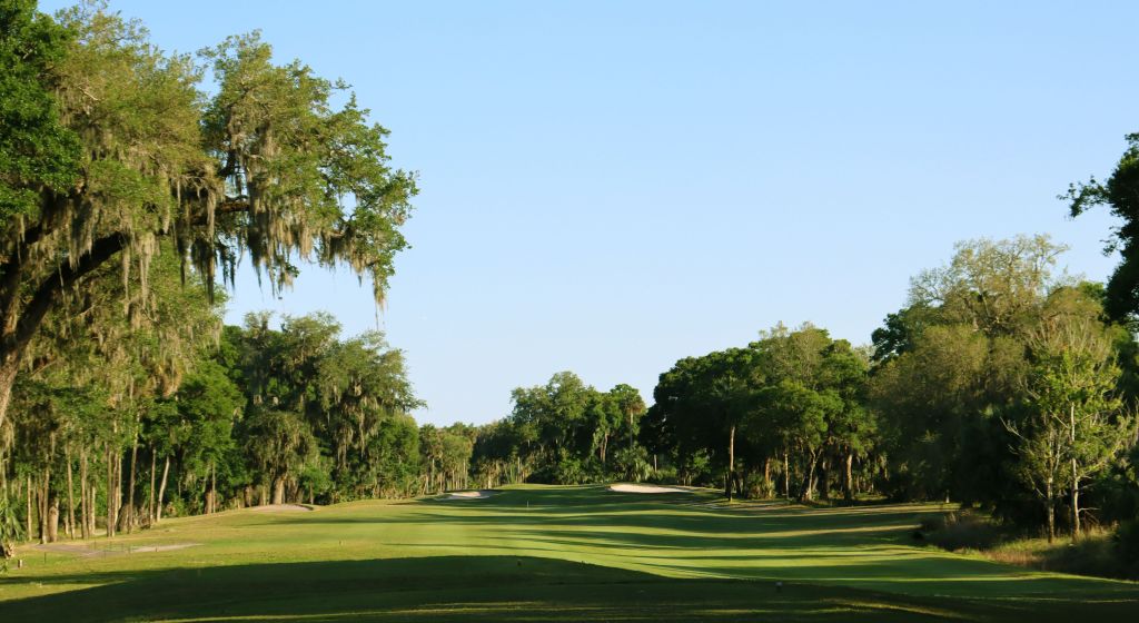 View of golf course fairway