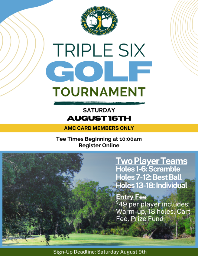 Triple 6 Golf Tournament Entry