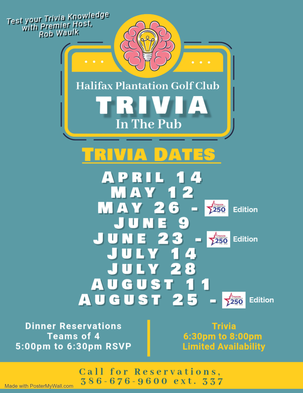 American 250 Trivia April to August